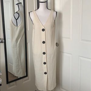 Zara ivory knit dress NWOT